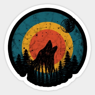 Lonely Wolf Sticker